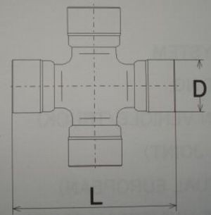 Крестовина ISUZU (93.00х33.00) GMB GUIS-66 GMB
