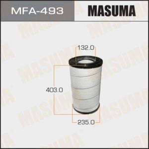 фильтр воздушный!\Mitsubishi Fuso Fighter, Tractor, Truck MFA-493 MASUMA