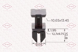 Клипса автомобильная [упаковка 10 штук] MERCEDES TJB1391 TJB1391 TATSUMI