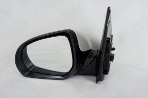 Зеркало левое Kia Rio 3 QB (2011-2017) 5 контактов, без повторителя, белое, с об OEM0088ZL OEMPARTS