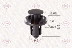 Клипса автомобильная [упаковка 10 штук] HONDA TJB1008 TJB1008 TATSUMI