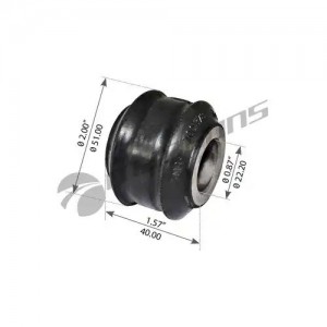 Сайлентблок MERCEDES стабилизатора переднего/заднего (22х40х51) MANSONS 700.378 MANSONS