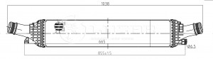 Интеркулер для а/м Audi A4 (08-)/A6 (11-)/Q5 (08-) LRIC18180 LRIC18180 LUZAR