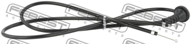 Тросик привода открывания замка капота BMW 3 E90 2004-2008 19101-E90 19101-E90 FEBEST