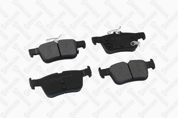колодки дисковые задние! с антискрип. пл.\ Changan, Ford Mondeo V 1.6/2.0/2.0TDC 000-708B-SX STELLOX