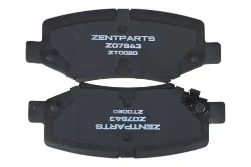 колодки тор. диск. зад. с антиск. пл.! (P18024)\ Dodge Nitro 2.8-4.0 06-12 Z07843 ZENTPARTS