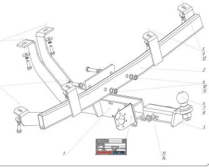 ТСУ!\ Chevrolet Niva 02-20/Niva Travel 21> 1230-EN BOSAL