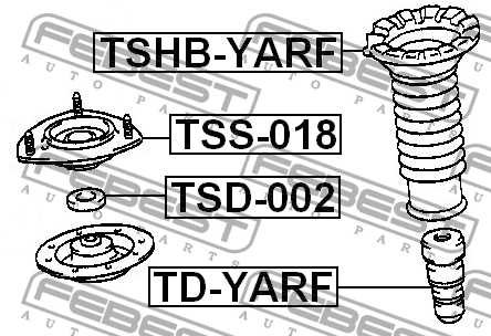 Отбойник амортизатора TD-YARF TD-YARF FEBEST