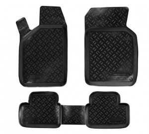 Коврики салона для а/м ВАЗ 2108-99, 2113-15 полимерный черный "AIRLINE" (высок.  ACM-PS-12 AIRLINE