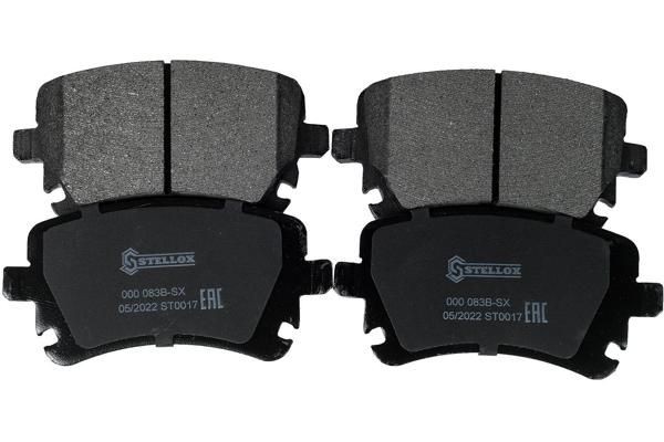 колодки дисковые задние! с антискрип. пластинами\ Audi A4 S4 Quattro 4.2 03-04 000-083B-SX STELLOX