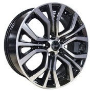 Скад KL-293 18.0 / 7.0J PCD 5x114.30 ET 40.00 ЦО 67.10 Литой / Черный с полирова 3000305 SKAD