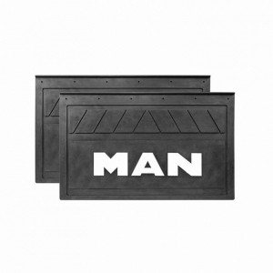 к-т брызговиков !2шт., объемный текст, 520x330mm MAN M3150939 MARSHALL