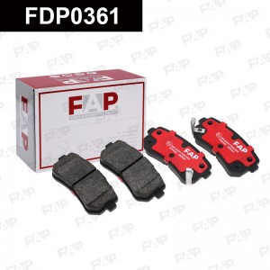 FDP0361 колодки дисковые задние!\ Hyundai Accent, KIA Rio 1.4i/1.6i 05> FDP0361 FAP