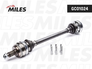 Привод в сборе левый BMW E90/E81/E87 1.8D-2.5 04- (GKN 304477) GC01024 GC01024 MILES