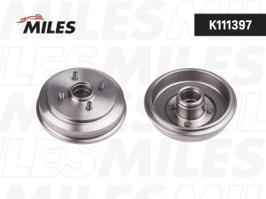 Барабан тормозн FORD FIESTA 01-08/FUSION 02-12 (DB4308) K111397 K111397 MILES