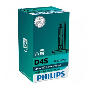 Лампа ксеноновая D4S 35W +150% P32d-5 4800K Xenon X-Treme Vision Gen2 PHILIPS 42402XV2C1 PHILIPS