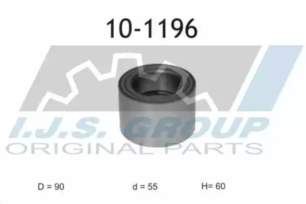 к-кт подшипника ступицы! задней\ Iveco Daily 35-8/10/12 101196 IJS GROUP
