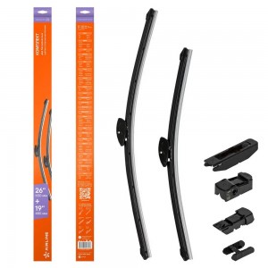 Щетки стеклоочистителя бескаркасные 650/480мм 5 адптр AWB-BK-650-475K AIRLINE