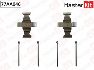 Комплект установочный дисковых колодок MERCEDES CLS (C219) 10-04 - 10-04-12-10 7 77AA046 MASTER KIT