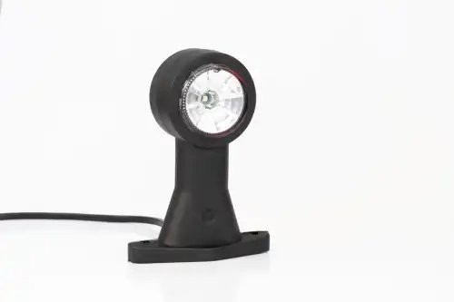 фонарь габаритный! рожок LED прямой, на ножке, L=130мм, с кабелем, 12-36V\ FT009BLED FRISTOM
