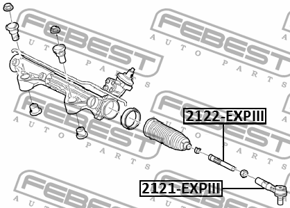 FORD AMERICA EXPLORER (2001-2011) 2122-EXPIII FEBEST