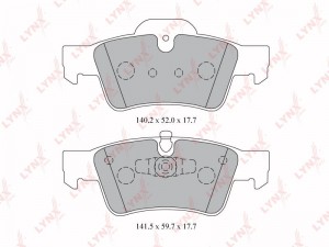 Колодки тормозные дисковые задние BD-5332 LYNXAUTO