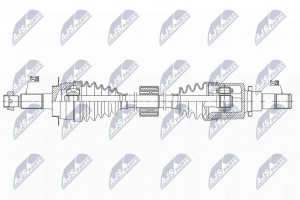 ПОЛУОСЬ SUZUKI SX4 1.6 13- /LEWA/ NPWSU037 NPWSU037 NTY