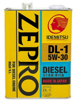Масло моторное IDEMITSU ZEPRO DIESEL DL-1 5W-30 ACEA C2-08 (4л) 2156-004 2156-004 IDEMITSU