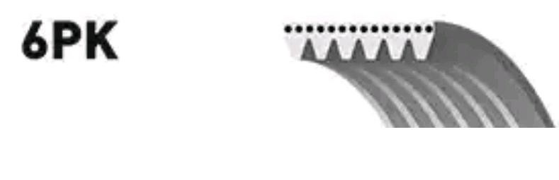 Поликлиновый ремень привода вспомогательных агрегатов Micro-V® 6-PK-1320 GATES