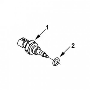 Датчик температуры наддув воздуха 3302 ISF 2.8, КАМАЗ ISLe (Haffen) 0059 HAFFEN