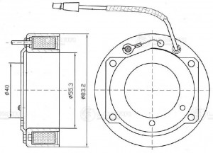 катушка компрессора кондиционера!\ Mitsubishi Outlander 12>/Lancer X 07> LMCC 1101 LUZAR