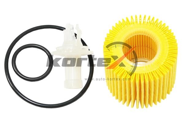 Фильтр масляный TOYOTA AURISYARIS 1.3-1.6 05- KO0112 KO0112 KORTEX