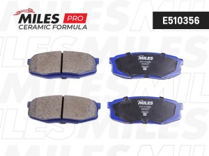 Колодки тормозные задние (Смесь CERAMIC серия PRO) TOYOTA LAND CRUISER J200 4.5D E510356 MILES