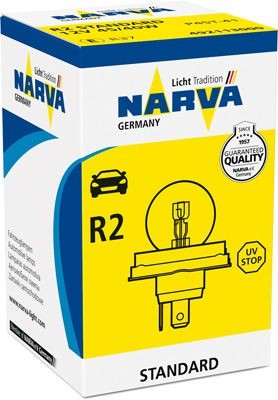 Лампа 12V R2 45/40W P45t-41 Standard NARVA 492113000 NARVA