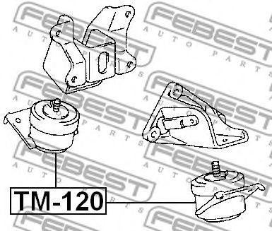 Опора двигателя TM-120 TM-120 FEBEST
