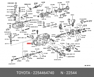 сальник масляного насоса! 30x28x7\ Hyundai Elantra/h-1/Santa Fe/Sonata 90> 22544-64740 TOYOTA