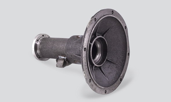 Крышка картера переднего моста с кожухом п/оси МОСТ ГИБРИДНЫЙ под АБС  2206-00-2 220600230101300 UAZ UAZ