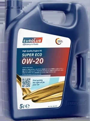Масло моторное EUROLUB SUPER ECO SP 0W20 синт.5л 226005 EUROLUB