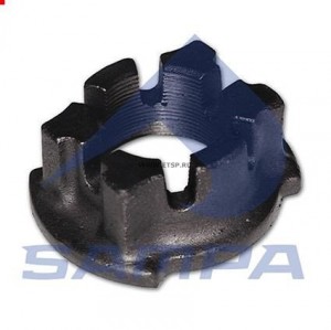 Гайка BPW ступицы корончатая (M52х2 H=52 SW80) SAMPA 070.034 SAMPA