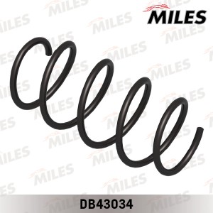 Пружина передней подвески RENAULT SCENIC/GRAND SCENIC 1.6 04- (LESJOFORS 4072964 DB43034 MILES