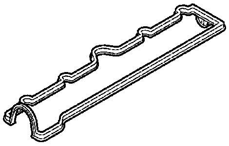 прокладка клапанной крышки! ESC\ Opel Astra/Corsa/Vectra 1.4/1.6 16V 93> 198.080 ELRING