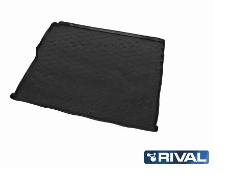 коврик багажника! полиуретан\ Lada Vesta SW 15>/Vesta Cross SW 17> с фальш полом 16006003 RIVAL