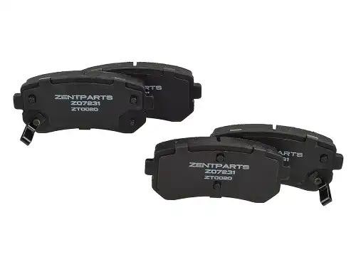 колодки дисковые задние Z07231 ZENTPARTS