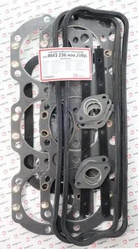 Прокладка двигателя ЯМЗ-236НЕ,БЕ полный комплект ЕВРО СТАНДАРТ КВАДРАТИС KVP-236-1000001-02-02 KVADRATIS