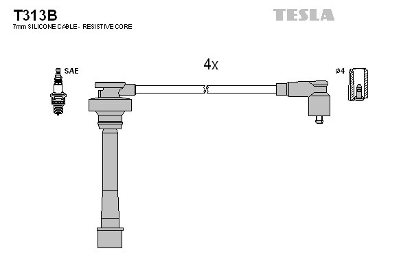 к-кт проводов!\ Chery Tiggo 2.4 T313B TESLA
