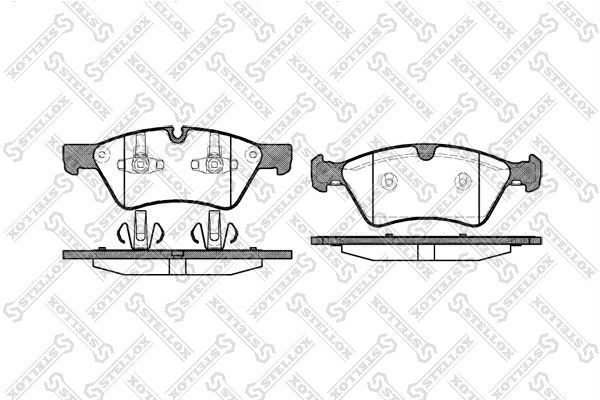 1179 00 !колодки дисковые п.\ MB W164/W251 3.5-3.0DCi 05> 1190-000-SX STELLOX