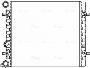 Радиатор охл. для а/м Skoda Octavia (96-)/VW Golf IV (96-) 1.4i/1.6i AC- (LRc 18 LRC 1821 LUZAR