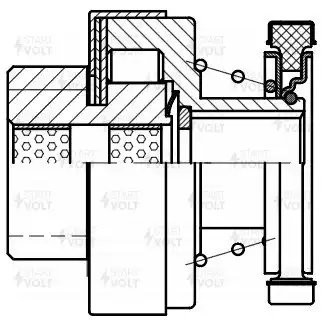 Привод стартера (бендикс) для а/м Mercedes-Benz GLK X204 (08-) 2.1CDI (Start-Sto VCS1508 START VOLT
