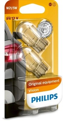 Лампа 12V W21/5W W3x16q блистер (2шт.) PHILIPS 12066B2 PHILIPS