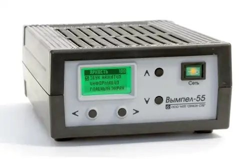 зарядное устройство! Вымпел-55 (автомат, 0,5-15А, 0,5-18В, ЖК индикатор)\ 2012 VYMPEL